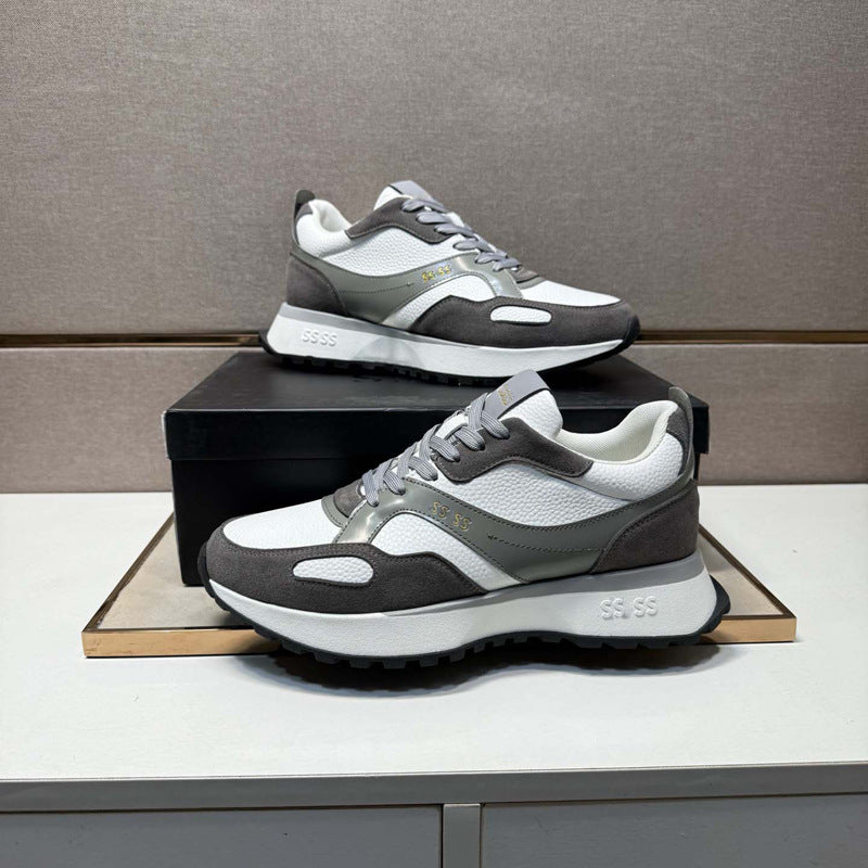 Damen Sportliche Freizeit Sneakers mit atmungsaktiver Mesh-Oberfläche und dämpfender Sohle EB