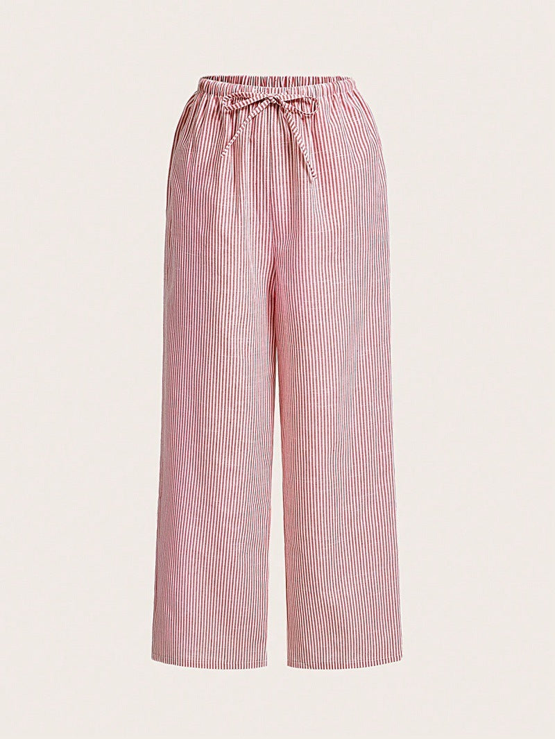 Damen Luftige Palazzo-Hose mit gemustertem Design EB
