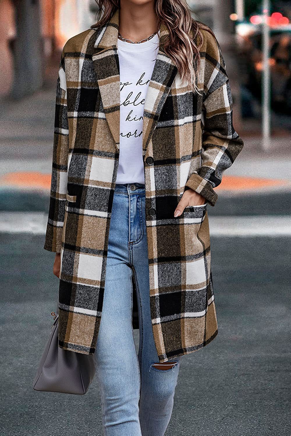 Damen Oversized Karottenjacke im lässigen Business-Look EB