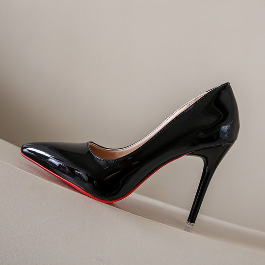 Damen elegante Stiletto-Pumps mit modischer Spitzenform EB
