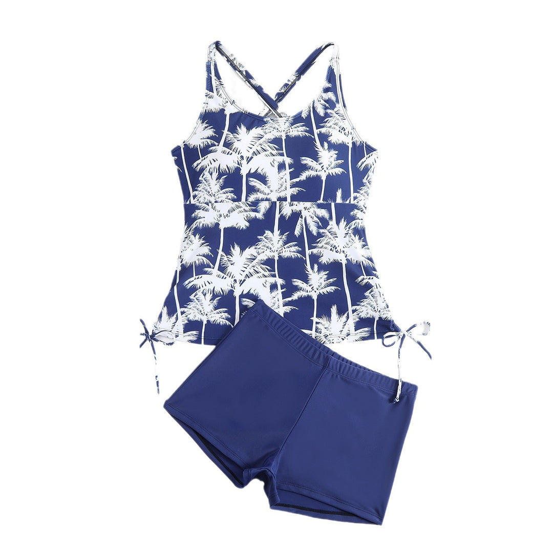 Damen Tankini mit verstellbaren Trägern und lässigen Shorts EB