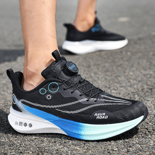 Unisex Performance-Laufschuhe mit Drehverschluss, mehrschichtiger Rebound-Zwischensohle und stabiler TPU-Fersenstütze EB
