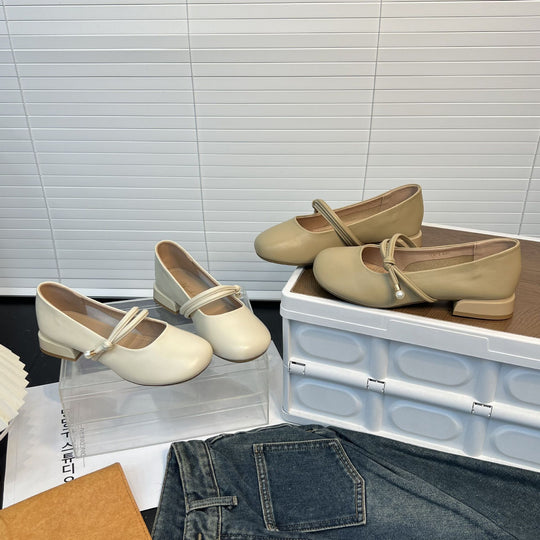 Damen elegante Ballerinas mit stilvollem Riemen und komfortablem Fußbett EB