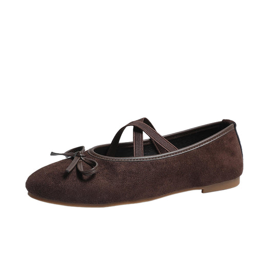 Damen Ballerinas mit verstellbarem Riemendesign und modischem Leopardenmuster EB