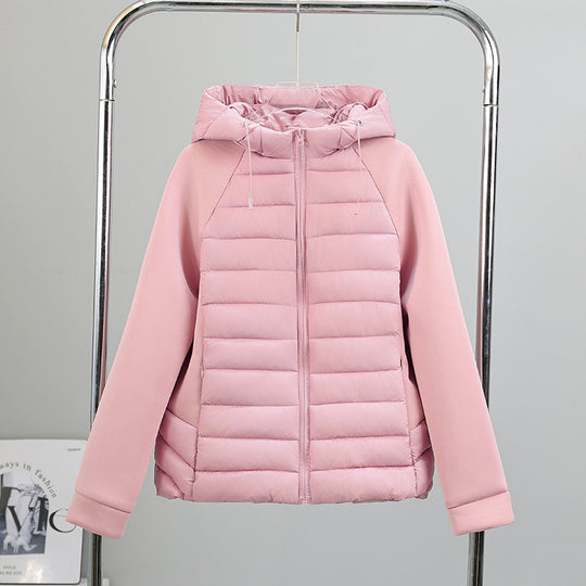 Damen vielseitige Hybridjacke mit Kapuze EB