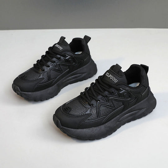 Damen Sportliche Sneakers mit atmungsaktiver Mesh-Struktur und gepolsterter Sohle EB
