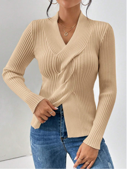 Damen eleganter Strickblazer EB
