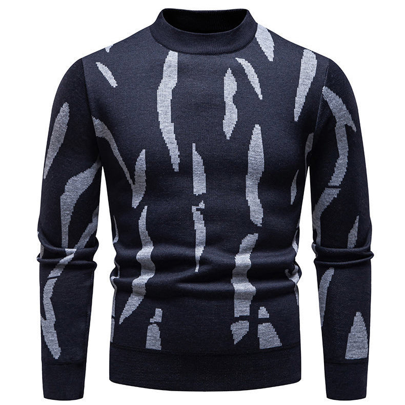 Herren modischer Pullover mit grafischem Muster EB