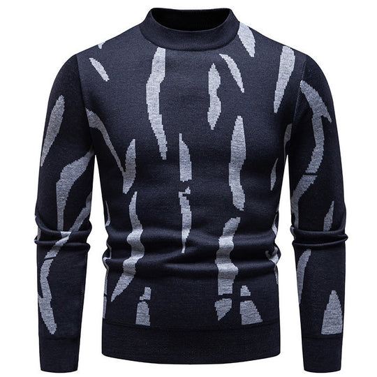 Herren modischer Pullover mit grafischem Muster EB