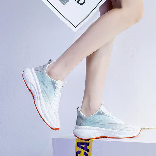 Damen Lauf-Sneakers mit atmungsaktivem Obermaterial und stoßdämpfender Sohle EB