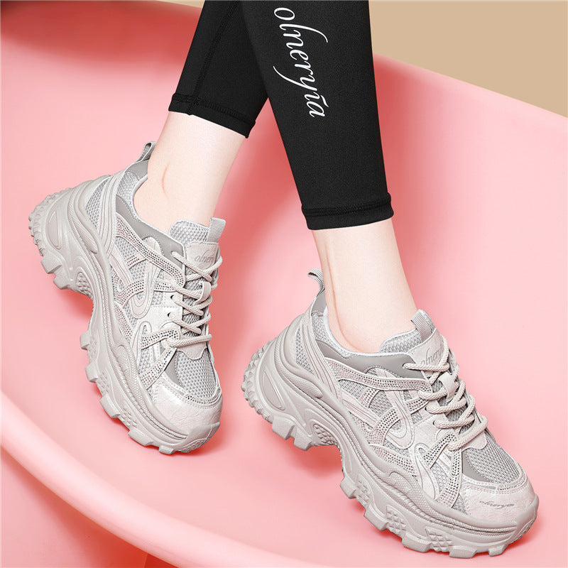 Damen Sportliche Dämpfungssneakers mit atmungsaktiver Oberfläche EB