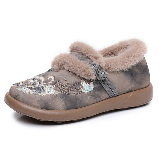 Damen elegante Hausschuh-Design mit warmer Fütterung EB