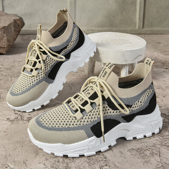 Damen Sportliche High-Performance Sneakers mit atmungsaktivem Mesh-Obermaterial und flexiblem Sohlen-Design EB