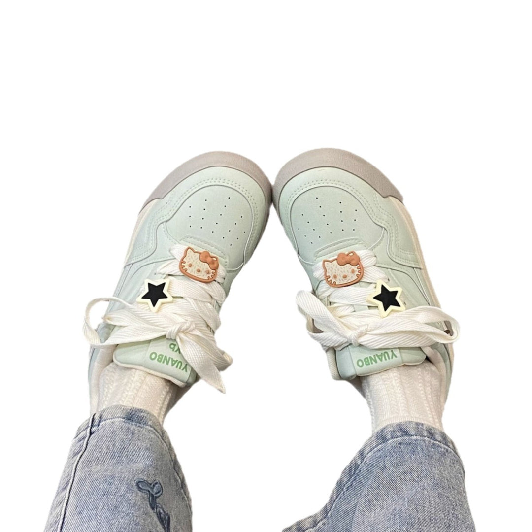 Damen Sportliche Sneaker mit verspielten Applikationen EB