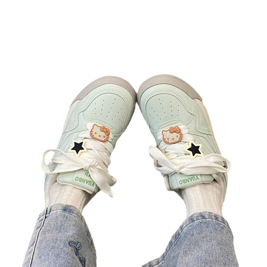 Damen Sportliche Sneaker mit verspielten Applikationen EB