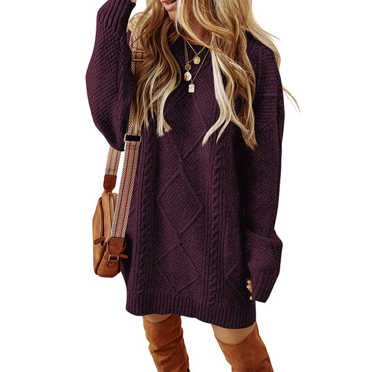 EB | Übergröße Gestricktes Sweatkleid für Damen