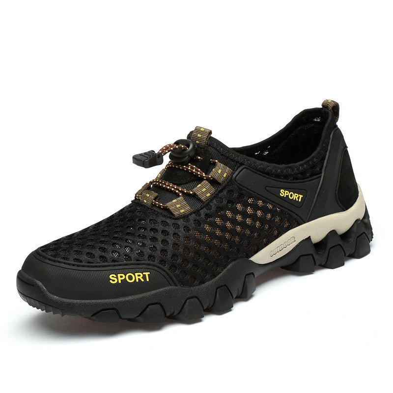 Herren Atmungsaktive Outdoor-Sportschuhe mit rutschfester Sohle EB