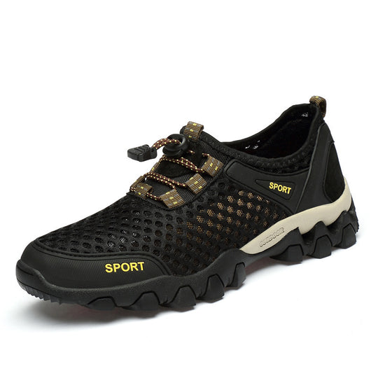 Herren Atmungsaktive Outdoor-Sportschuhe mit rutschfester Sohle EB