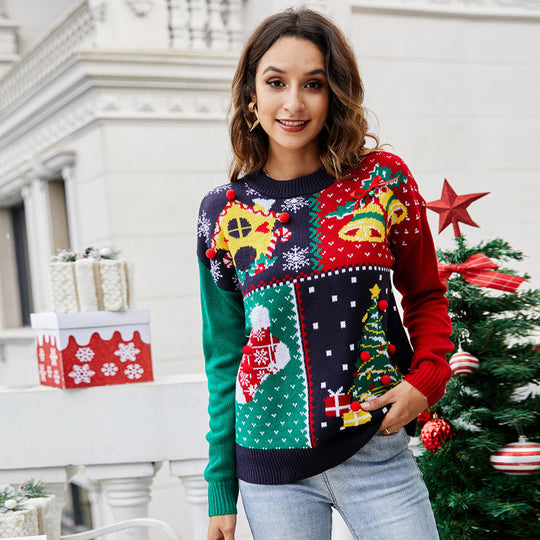 EB | Der Patchwork-Weihnachtspullover Herren