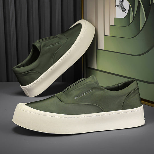 Damen Modische Slip-On Sneakers mit atmungsaktivem Obermaterial und dämpfender Laufsohle EB