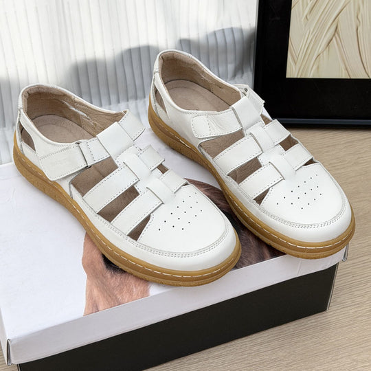 Damen bequeme Freizeitschuhe mit verstellbaren Riemen EB