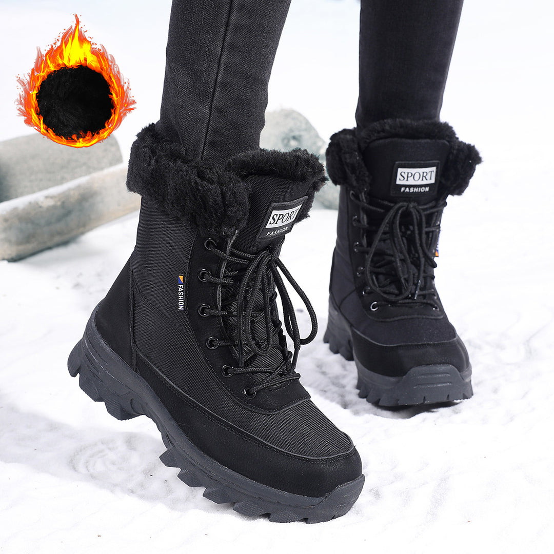 Damen Thermo-Winterstiefel mit isolierendem Futter und rutschfester Sohle EB