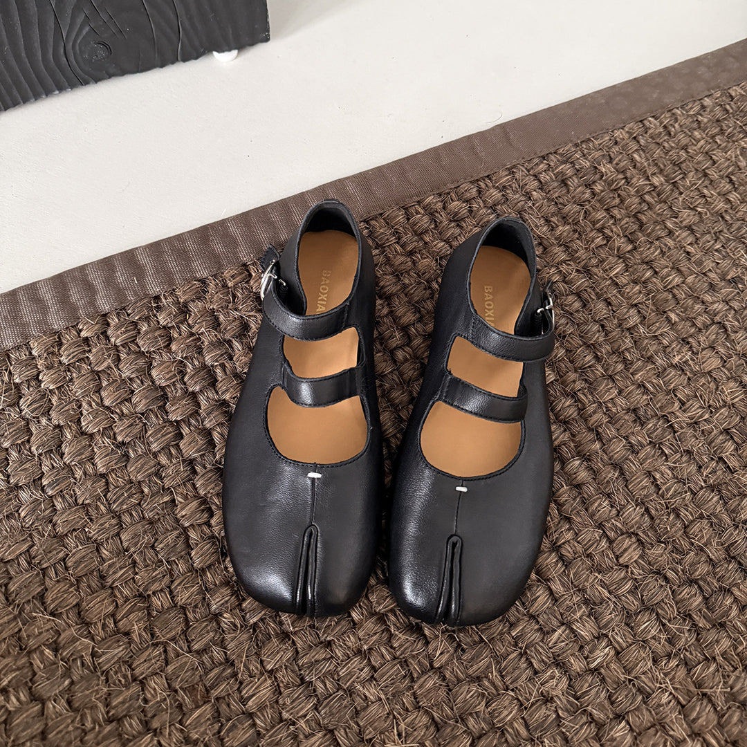 Damen Elegante Ballerinas mit modischem Riemchen und komfortabler Innensohle EB