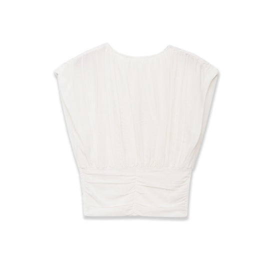 Damen modisches Oversize-Top mit raffiniertem Bund EB