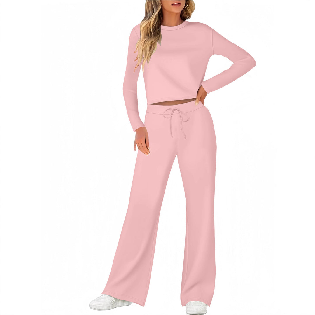 Damen Bequemes Lounge-Set mit weitem Schnitt und langem Arm EB