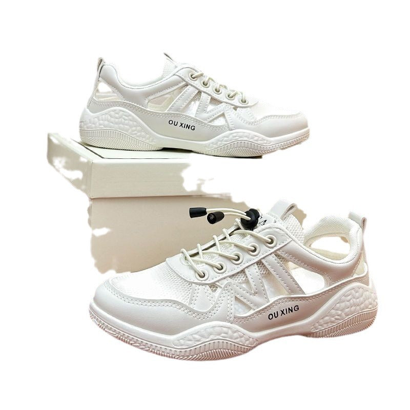 Damen Sportliche Sneakers mit atmungsaktivem Mesh-Obermaterial und innovativem Schnellschnürsystem EB