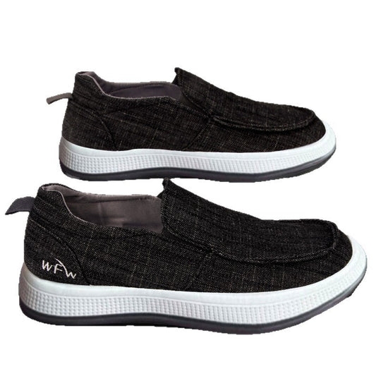 Damen Slip-On Sneakers mit rutschfester Laufsohle und atmungsaktivem Obermaterial EB