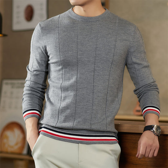 Herren Feinstrickpullover mit maritimen Akzenten EB