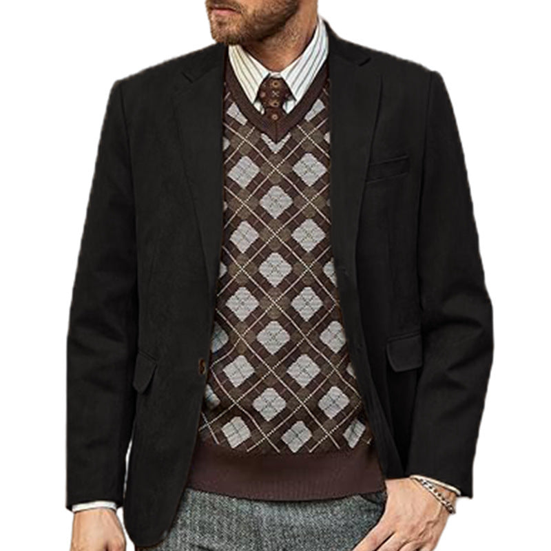 Herren eleganter Sportblazer mit modernem Schnitt und feinen Details EB