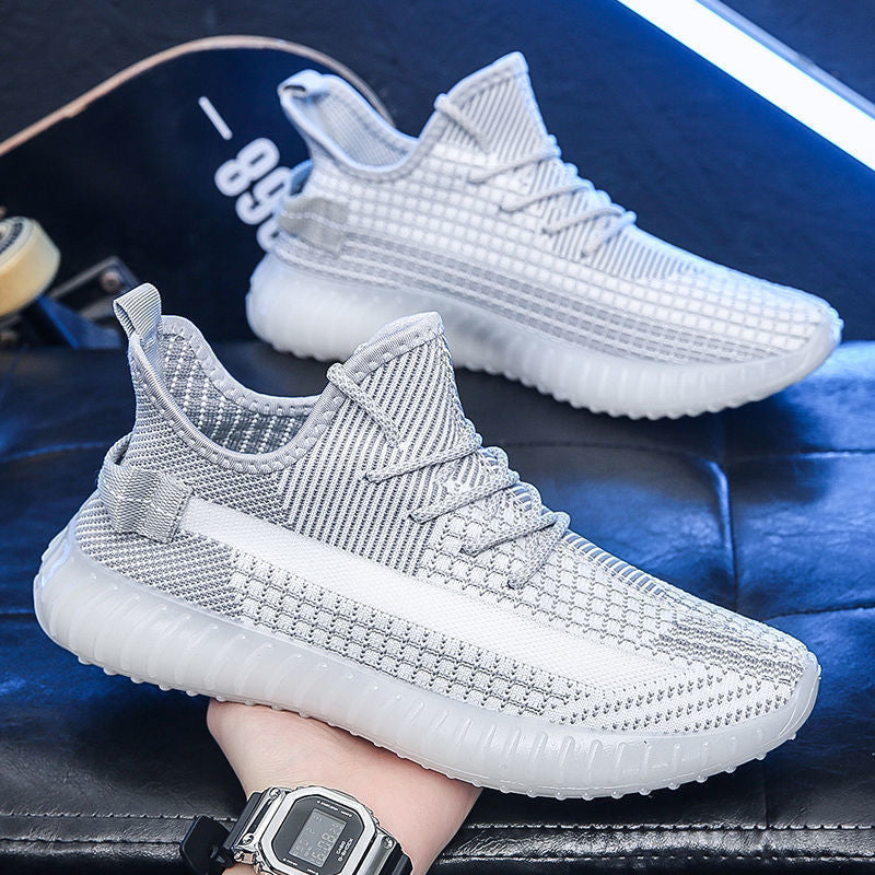 Damen Atmungsaktive Sneaker mit flexiblem Mesh-Obermaterial und stoßdämpfender Sohle EB