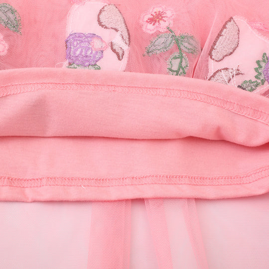 Mädchen Tüllkleid mit verspieltem Design EB