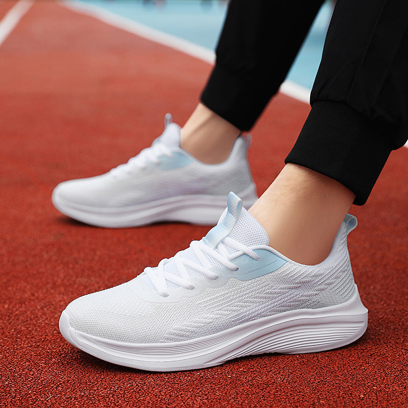 Damen Sportliche atmungsaktive Sneakers mit flexiblem Obermaterial EB