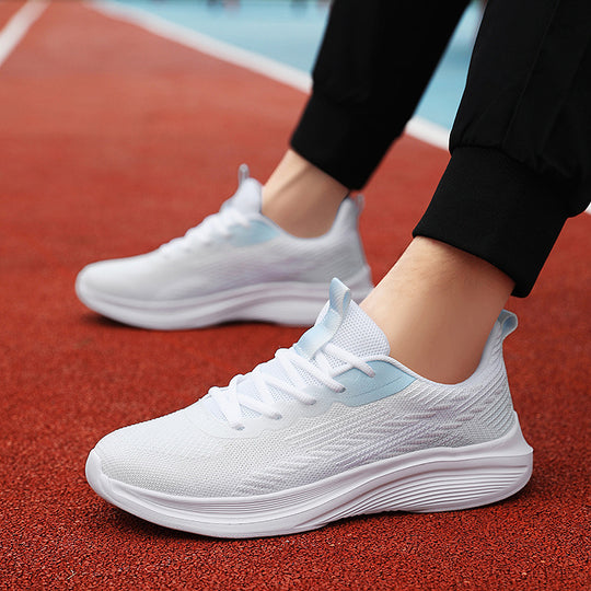 Damen Sportliche atmungsaktive Sneakers mit flexiblem Obermaterial EB
