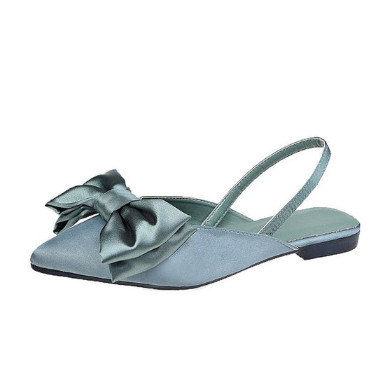Damen Slingback-Ballerinas mit Schleifenakzent EB