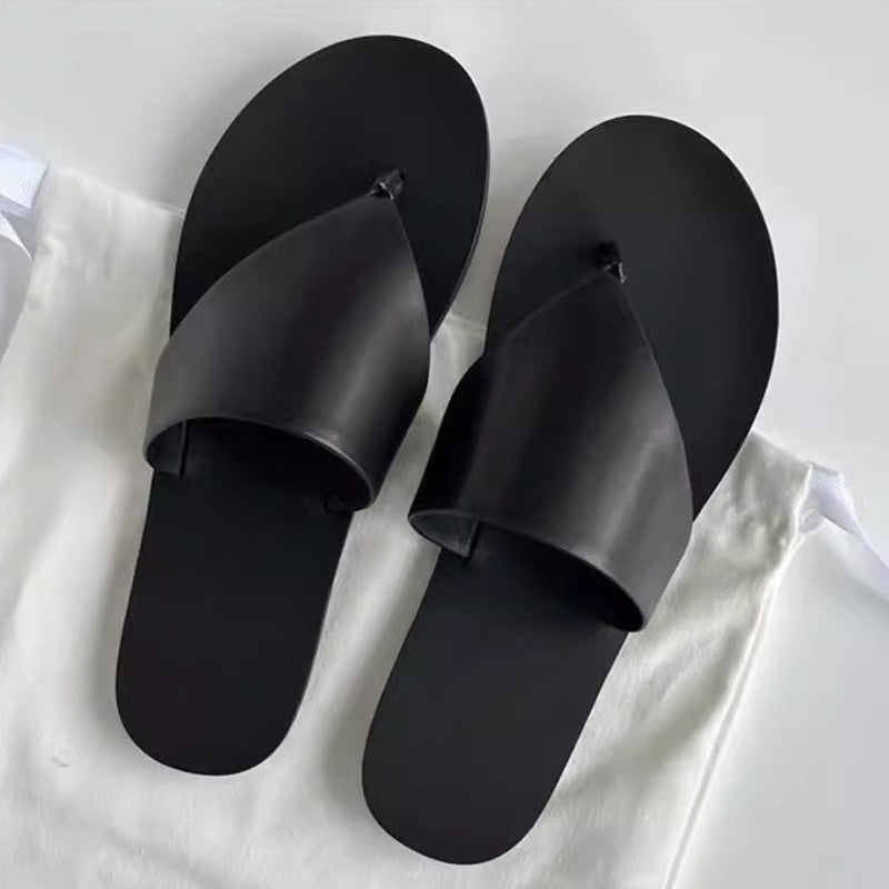 Damen zeitgemäße Zehentrenner-Sandalen mit bequemem Fußbett EB