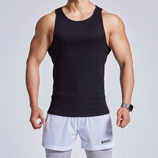 Damen Sportliches Tanktop aus leichtem Rippenmaterial EB