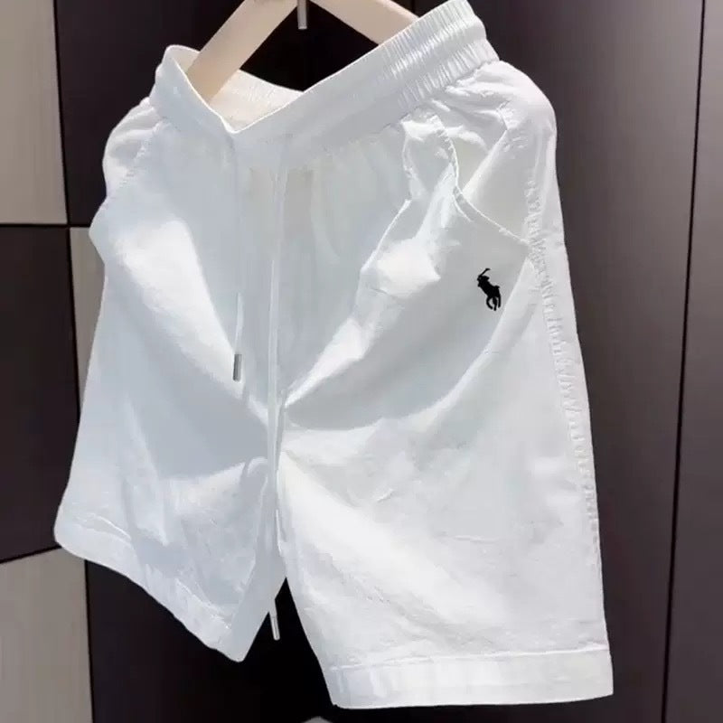 Herren leichte Freizeithose mit elastischem Bund und seitlichen Taschen EB