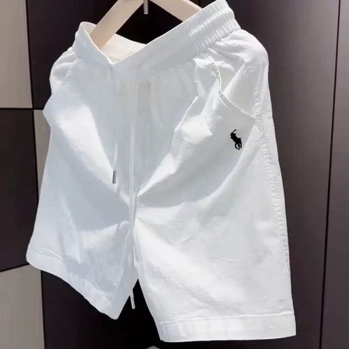 Herren leichte Freizeithose mit elastischem Bund und seitlichen Taschen EB