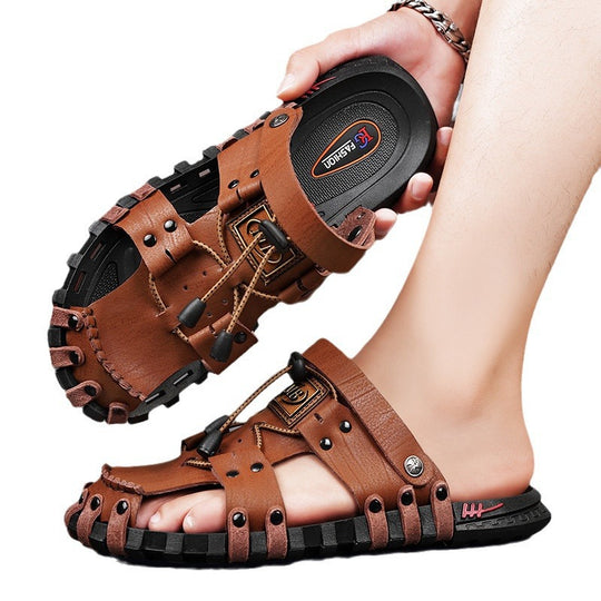 Herren Atmungsaktive Freizeit-Sandalen mit komfortablem Klettriemensystem EB
