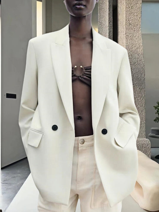 Damen Modischer und eleganter Oversized Blazer EB