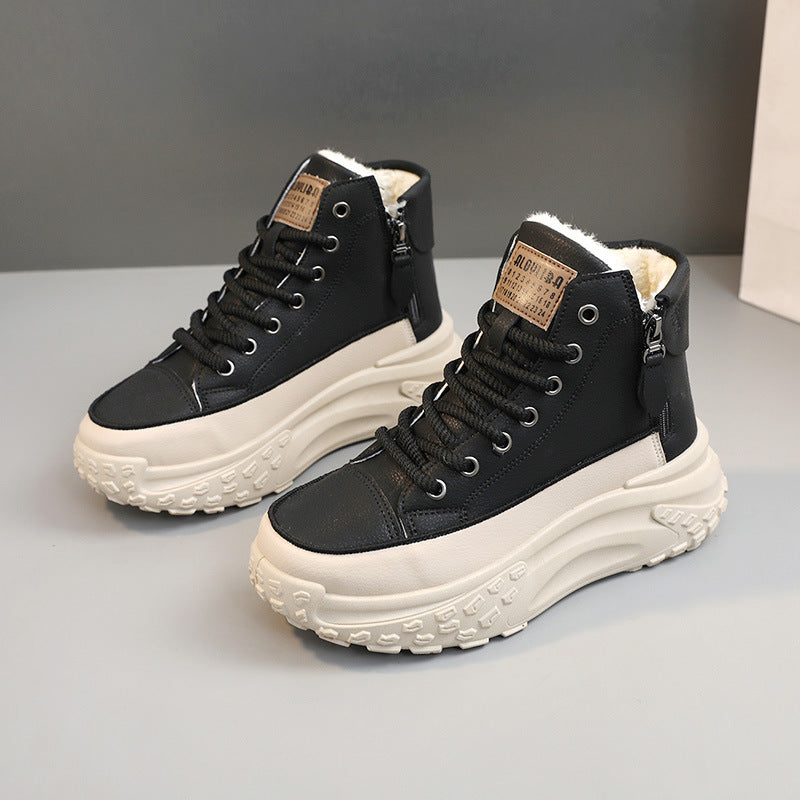Damen Hohe Sneakers mit gepolstertem Innenfutter und strapazierfähigem Obermaterial EB