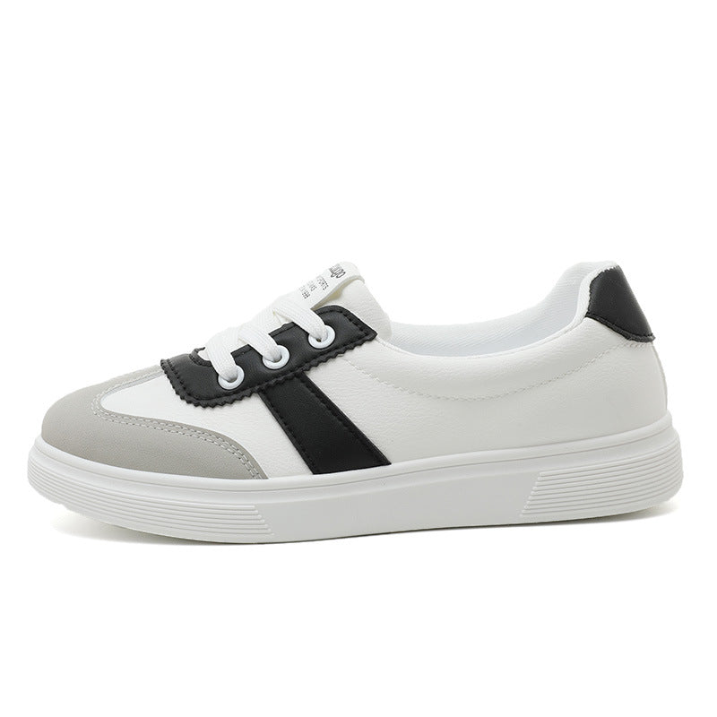 Damen Freizeit Sneakers mit modischem Farb- und Materialmix EB