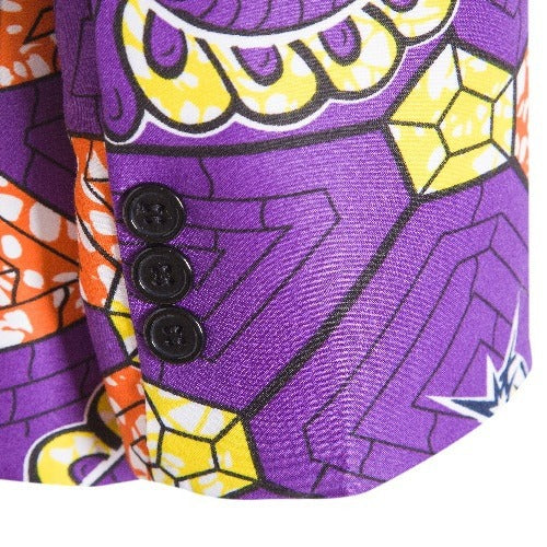 Damen Blazer im auffälligen afrikanischen Muster EB