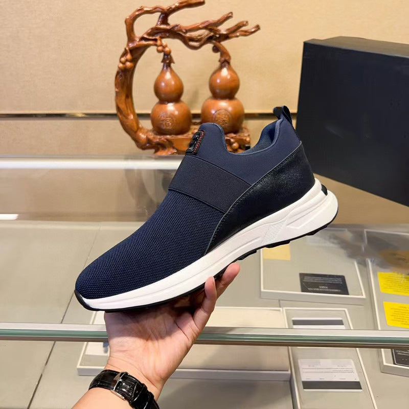 Damen Slip-On Sneakers mit atmungsaktiver Netzstruktur und flexibler Sohle EB