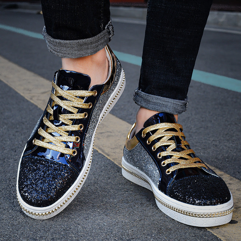 Damen Glitzernde Sneakers mit hochwertiger Sohle von EB