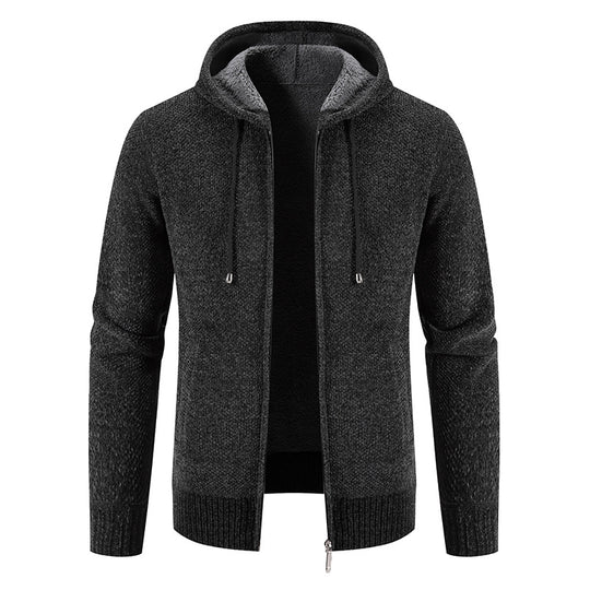 Herren Kapuzenjacke mit weichem Innenfutter und innovativem Design EB